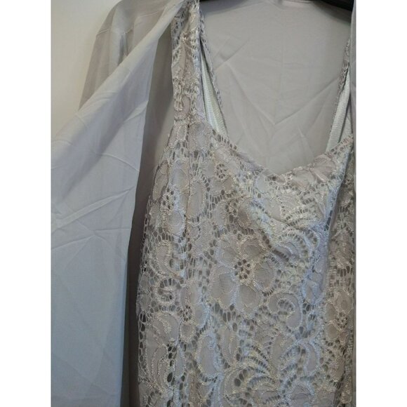 2 pc Sheath Lace Dress (Wedding Guest/Dinner/Date night/Event Dress) Size M - Picture 8 of 12